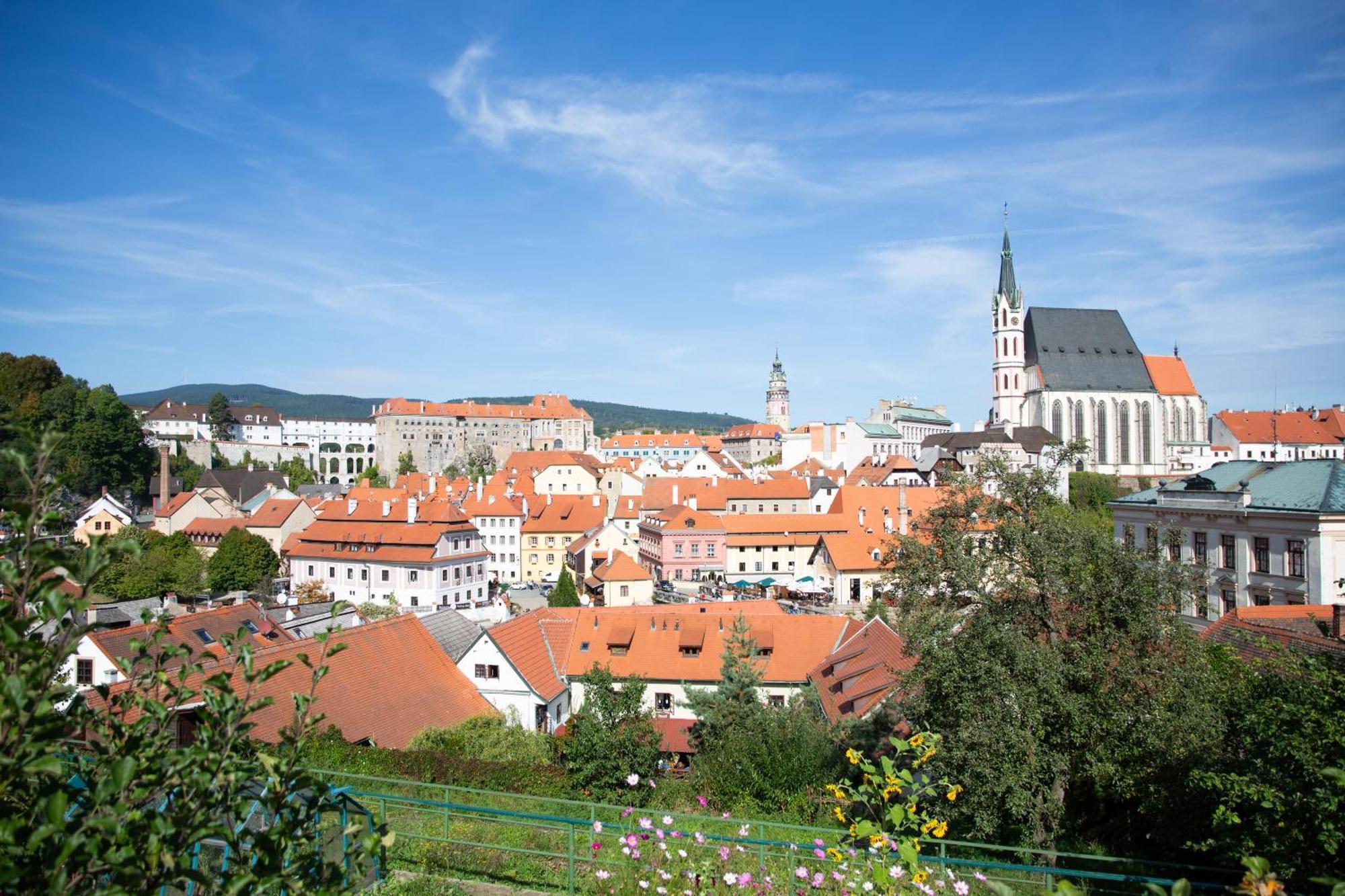 Rezidence Plesivec - Rodinny Apartman S 3 Loznicemi Cesky Krumlov Exterior foto