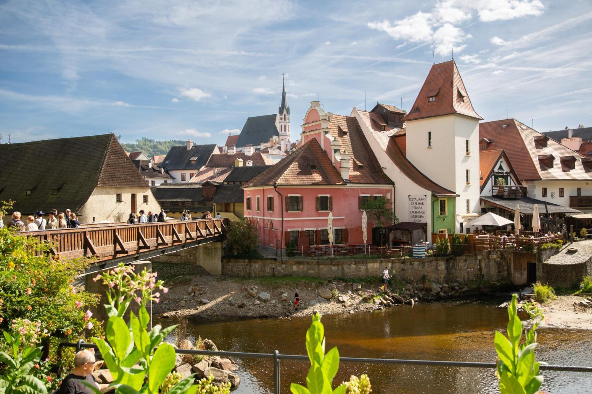 Rezidence Plesivec - Rodinny Apartman S 3 Loznicemi Cesky Krumlov Exterior foto
