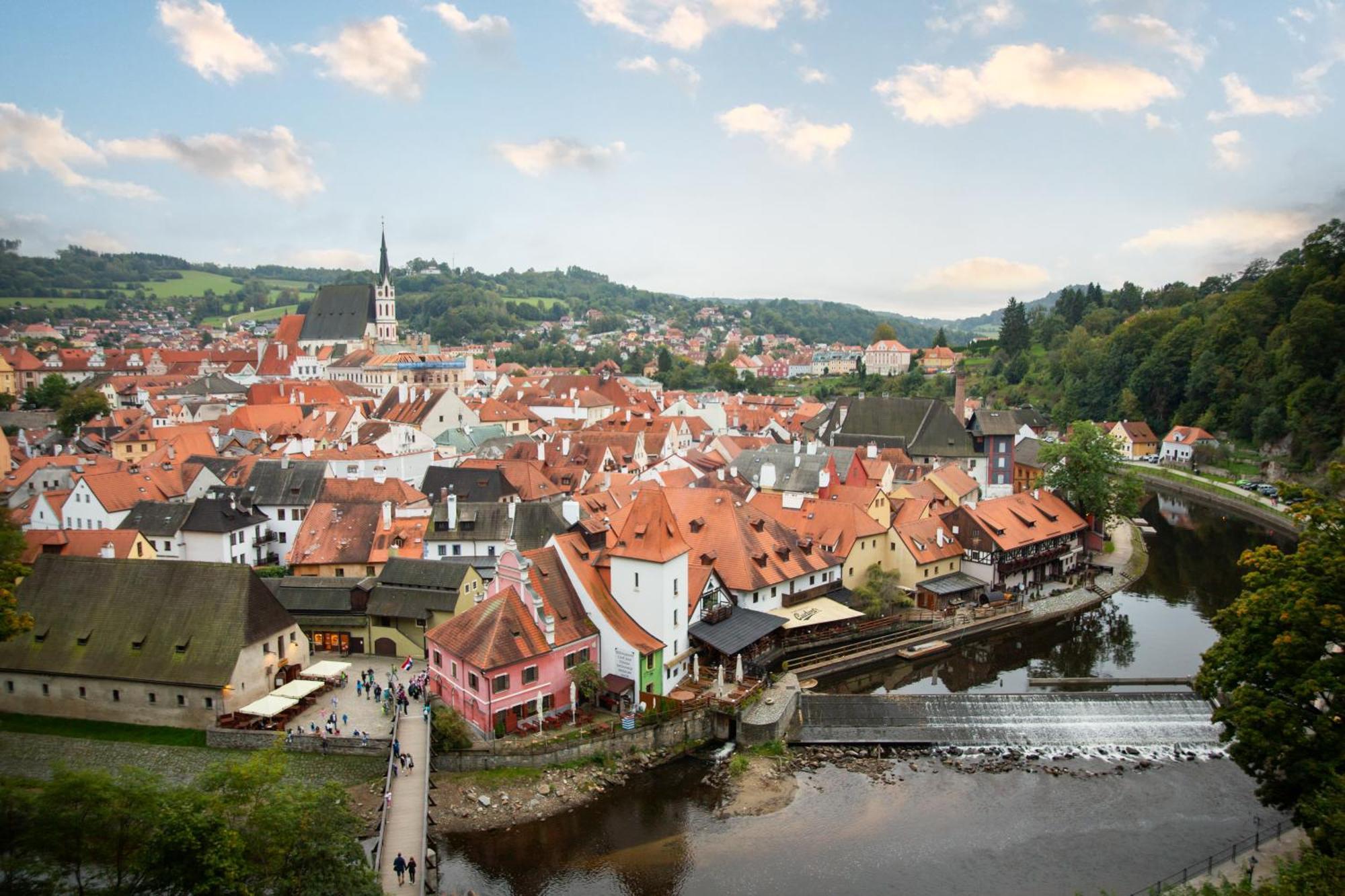 Rezidence Plesivec - Rodinny Apartman S 3 Loznicemi Cesky Krumlov Exterior foto